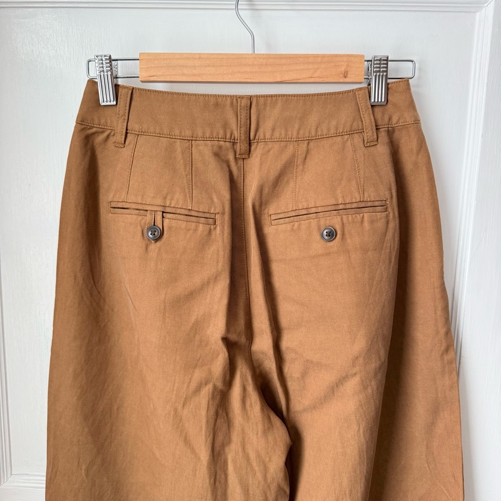 Madewell Harlow Wide Leg Caramel Trousers - Picture 6 of 10
